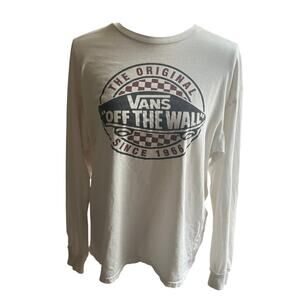 Vans Off The Wall Long Sleeve T Shirt Men's Size Large